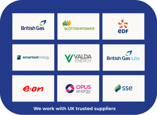 Trusted supplier logo's.